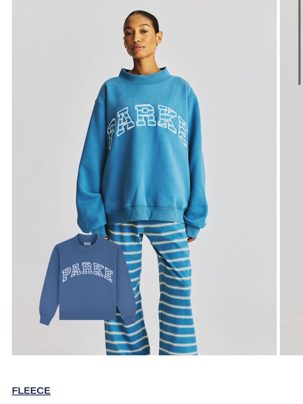 Parke Washed Indigo Mockneck